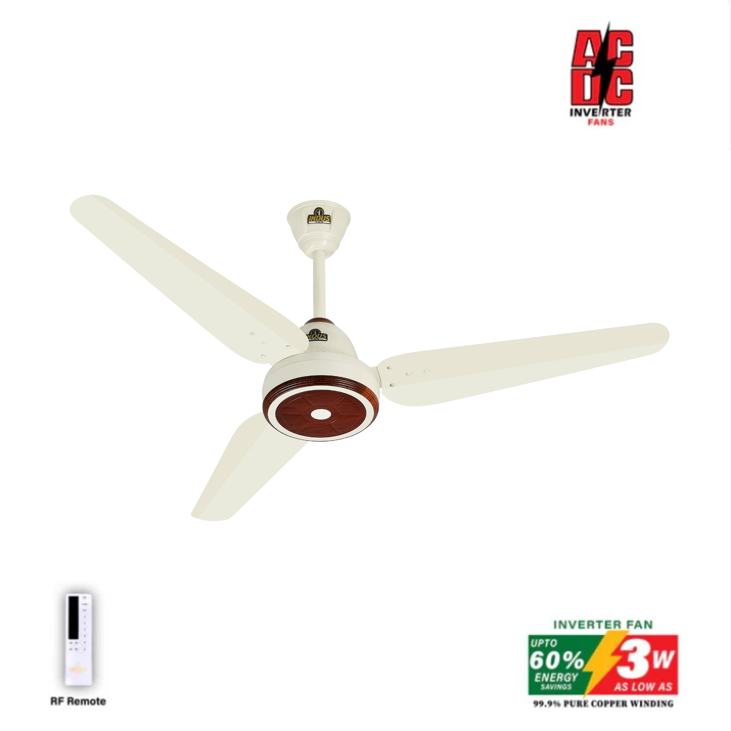 Heaven Plus Model Ceiling Fan (AC DC Solar Fans)