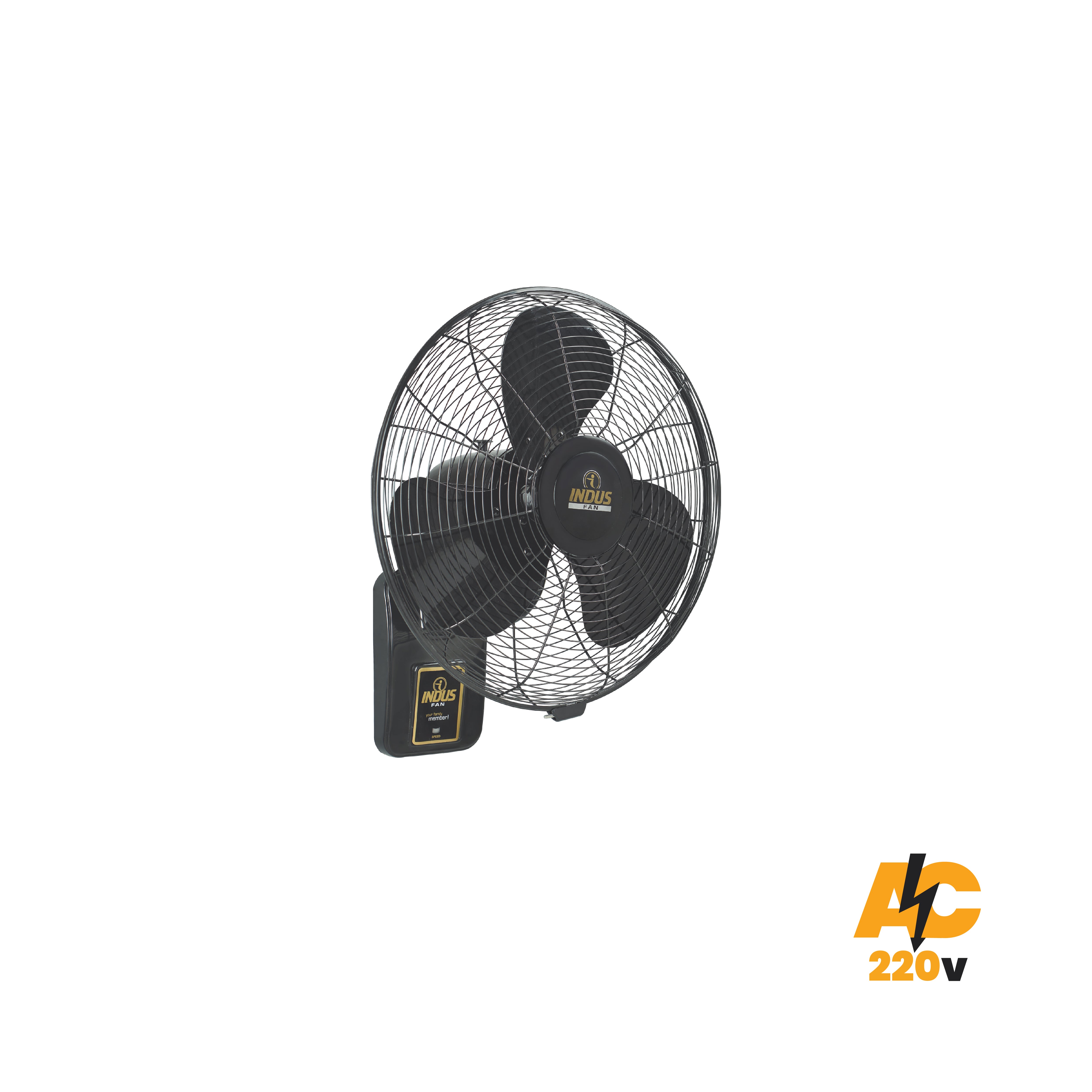 Bracket Fan (Black Color)