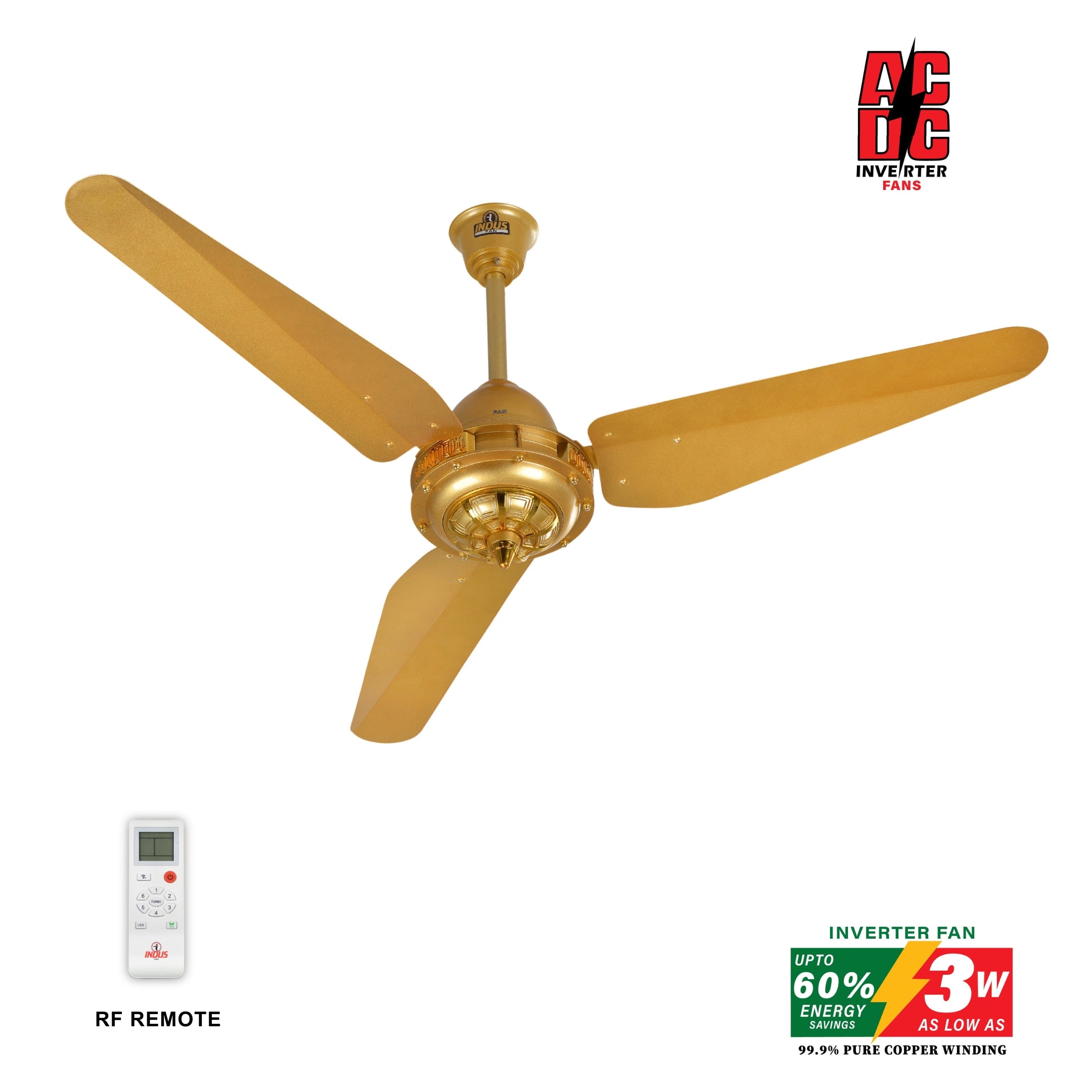 Antique Model-M Ceiling Fan (AC DC Solar Fans)
