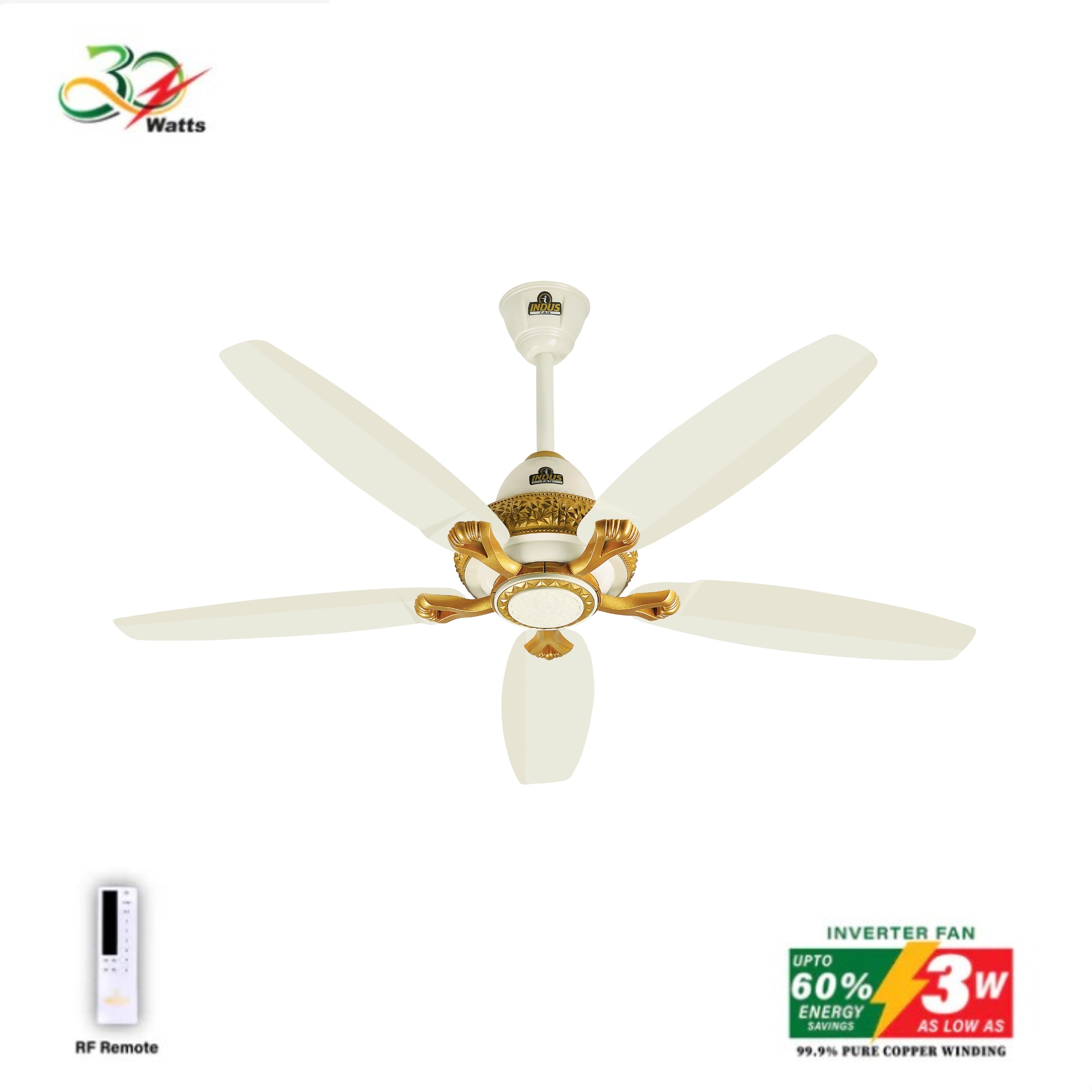 Marvel Ceiling Fan (30-Watt Inverter Fans)