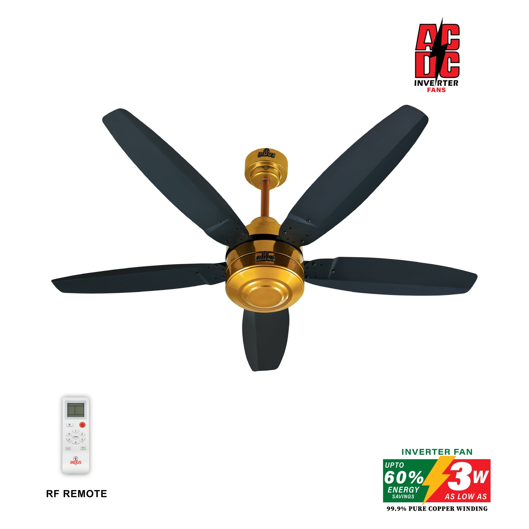 Starlit Model Ceiling Fan (AC DC Solar Fans)
