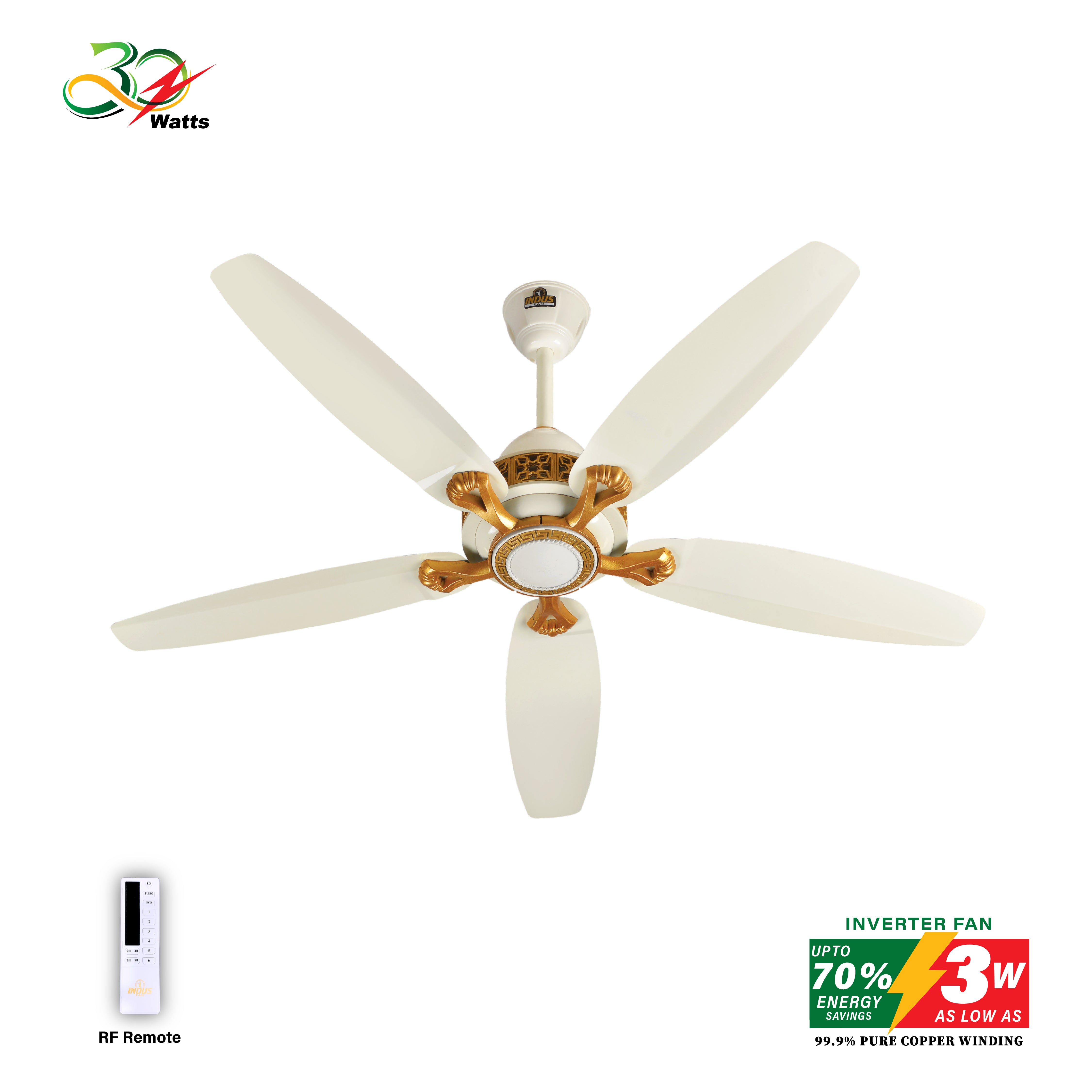 Marvel Ceiling Fan (30-Watt Inverter Fans)