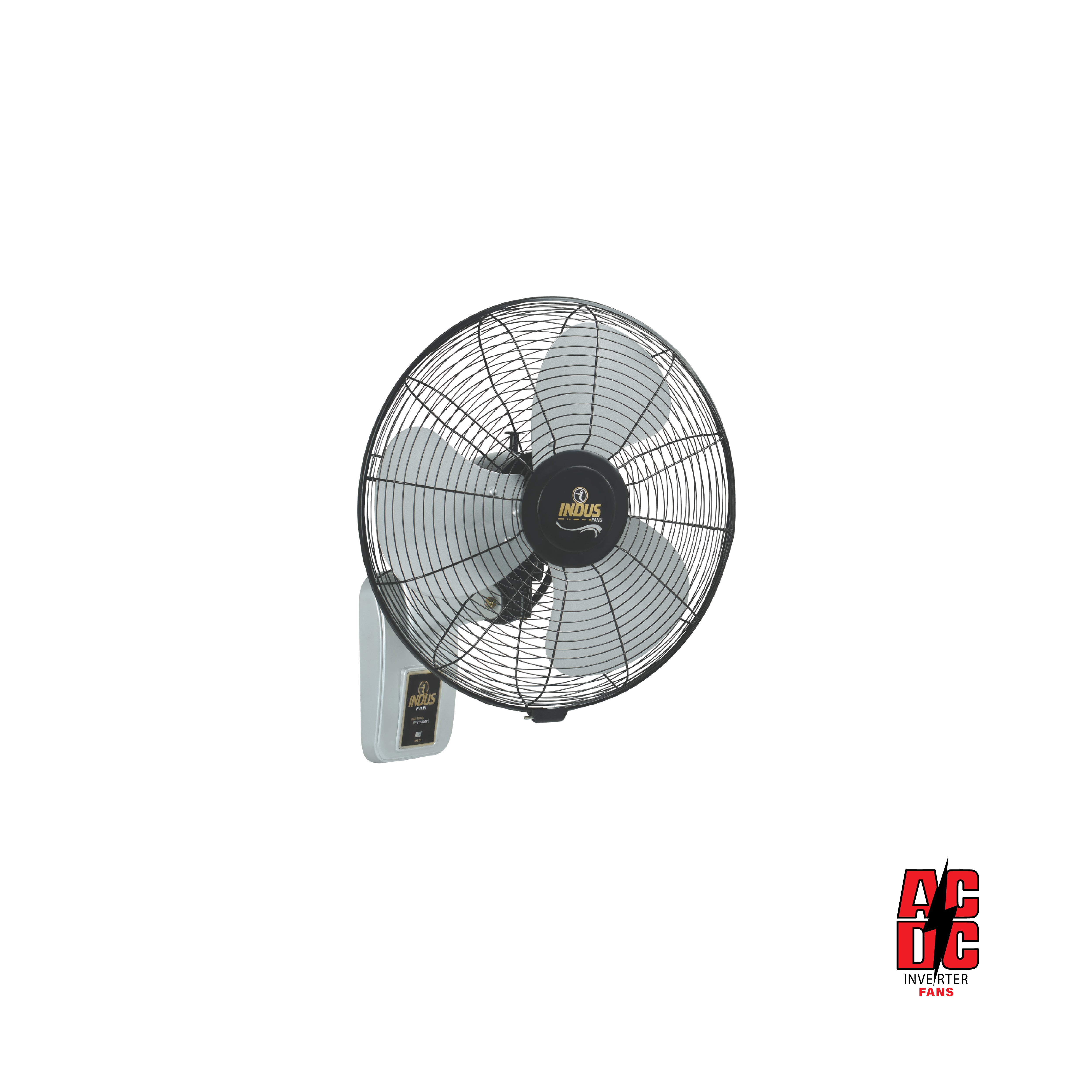 Bracket Fan AC DC (Silver Color) – Indus Home Appliances
