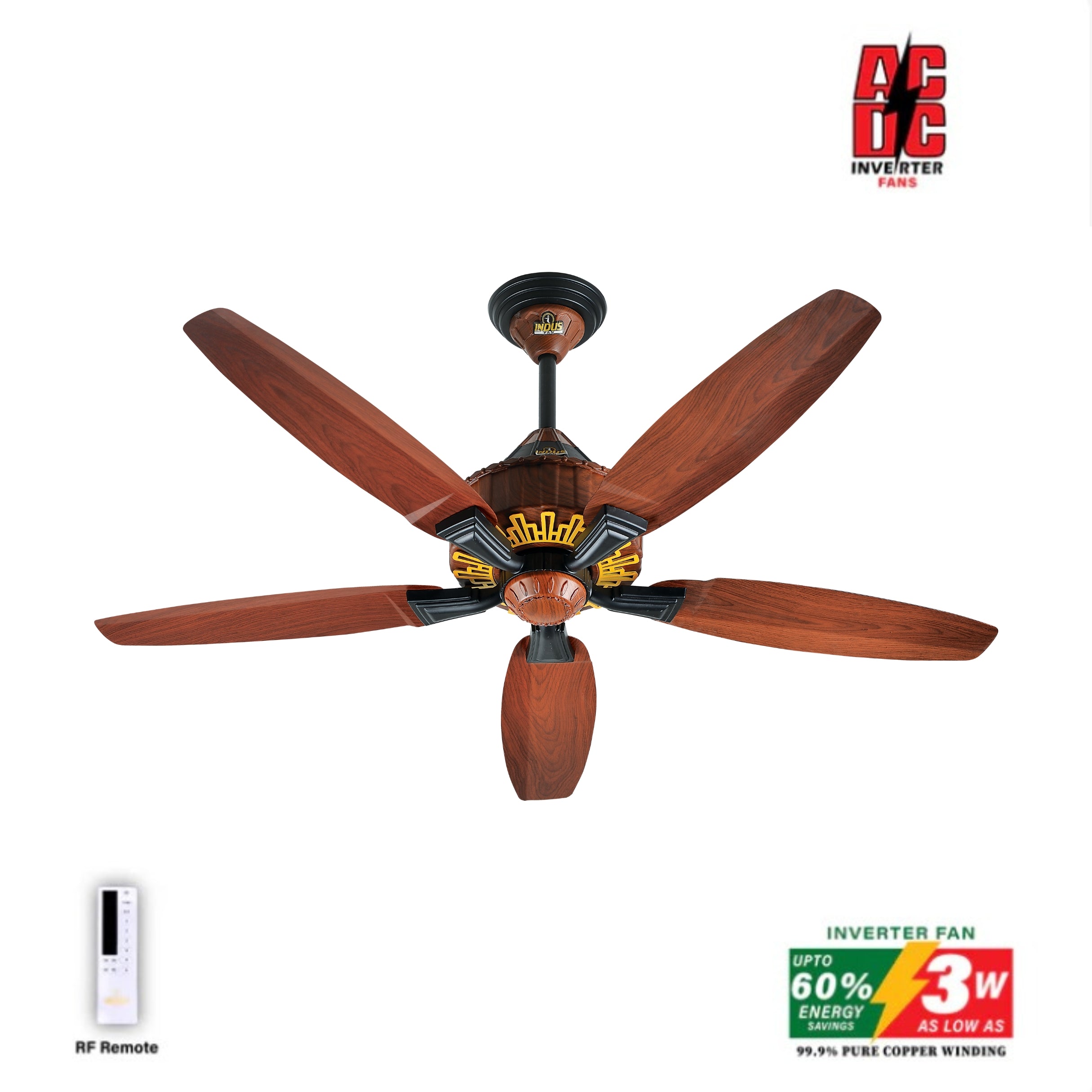 Tulip Model Ceiling Fan (AC DC Solar Fan)