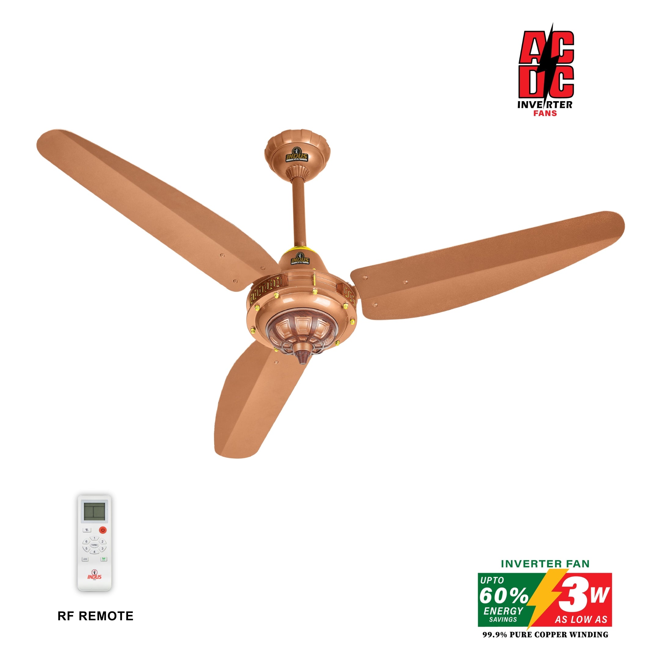 Antique Model-M Ceiling Fan (AC DC Solar Fans)