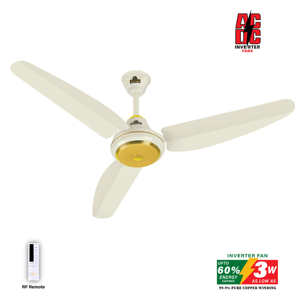 Grace Model Ceiling Fan (AC DC Solar Fan) – Indus Home Appliances