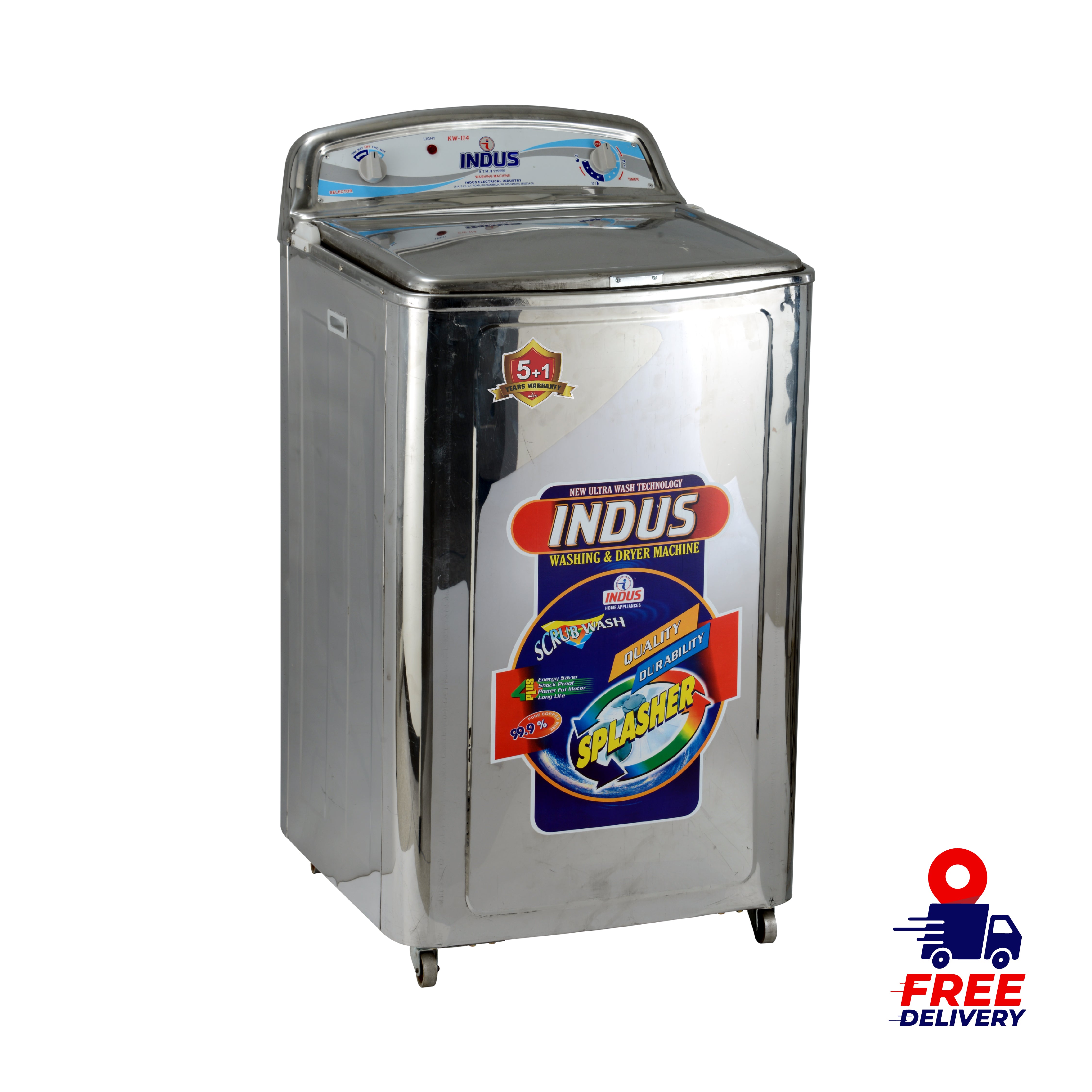 Steel Body Washing Machine
