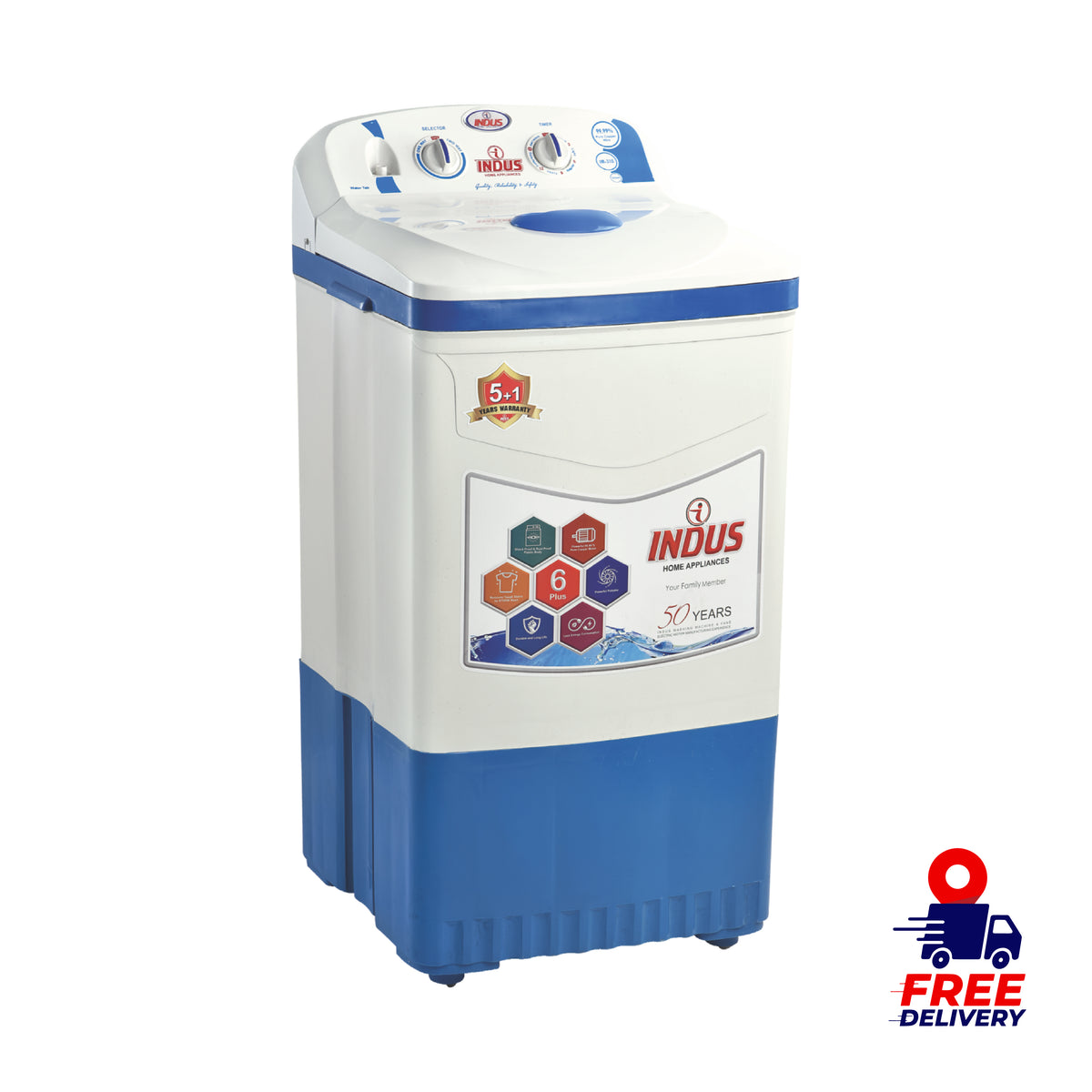 310-IM Plus Washing Machine Plastic Body – Indus Home Appliances