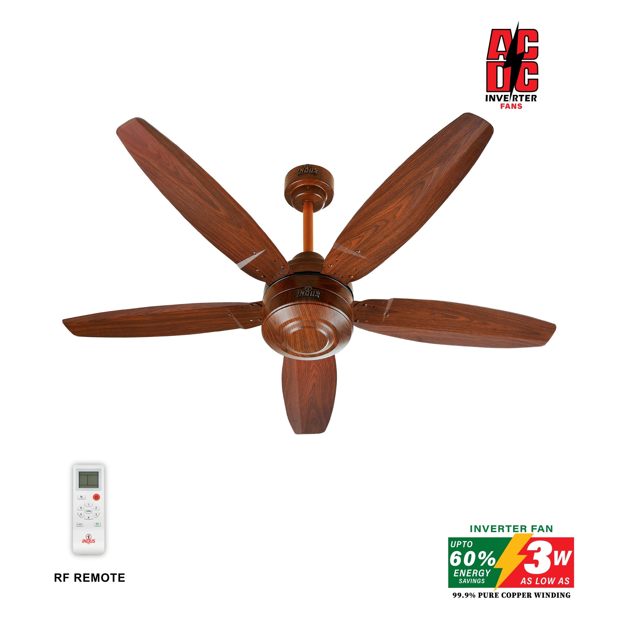 Starlit Model Ceiling Fan (AC DC Solar Fans)